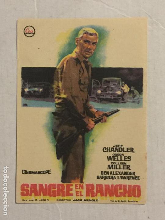 Cine: PROGRAMA DE CINE SANGRE EN EL RANCHO. SELLO CARRI&Oacute;N. - Foto 1