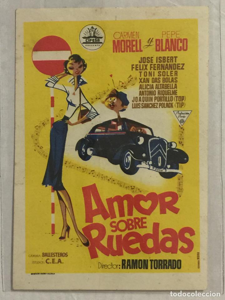 Cine: PROGRAMA DE CINE AMOR SOBRE RUEDAS. CINE VARIEDADES. - Foto 1