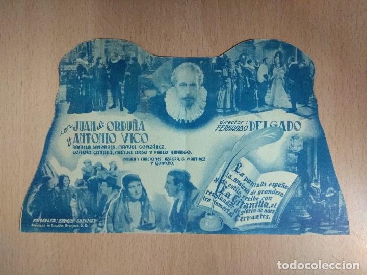 Cine: LA GITANILLA - FOLLETO DE MANO DOBLE TROQUELADO. - Foto 2