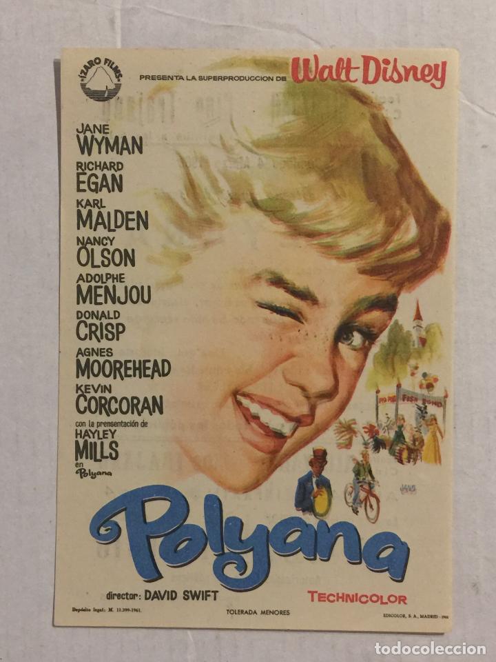 Cine: PROGRAMA DE CINE POLYANA. TEATRO CINE ALCAZABA / TRAJANO (MERIDA). - Foto 1