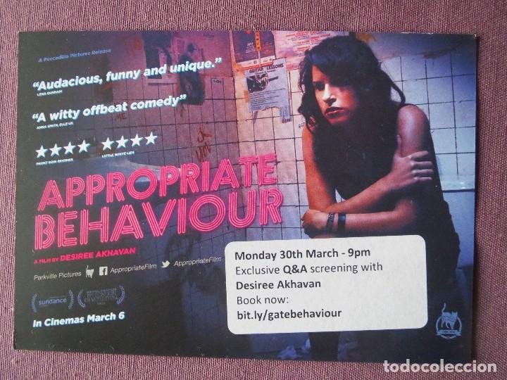 Cine: apropriate dehavior - Foto 1