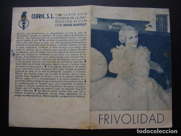 Cine: FRIVOLIDAD, REN&Eacute;E BARTOUT, AIME CLARIOND - Foto 3