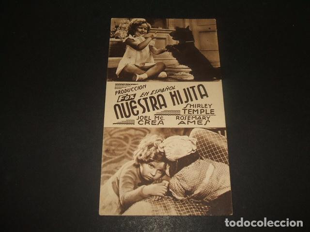 Cine: NUESTRA HIJITA SHIRLEY TEMPLE PROGRAMA - Foto 1