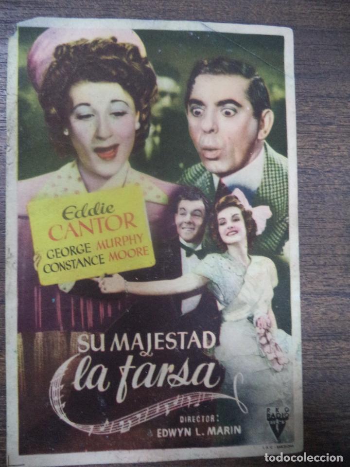 Cine: PROGRAMA DE CINE S/P. SU MAJESTAD LA FARSA. - Foto 1
