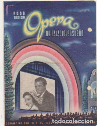 Cine: Gran Teatro &Oacute;pera. Buenos Aires. Programa doble del3 de Junio de 1943. - Foto 1