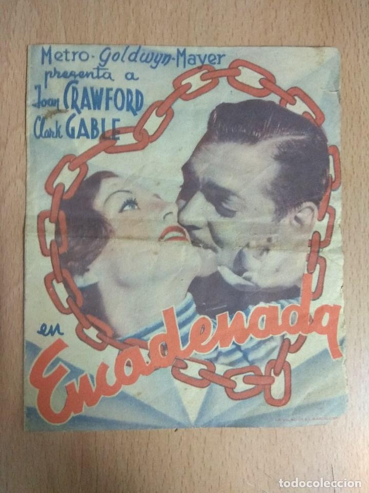 Cine: FOLLETO DE MANO ENCADENADA - Foto 1