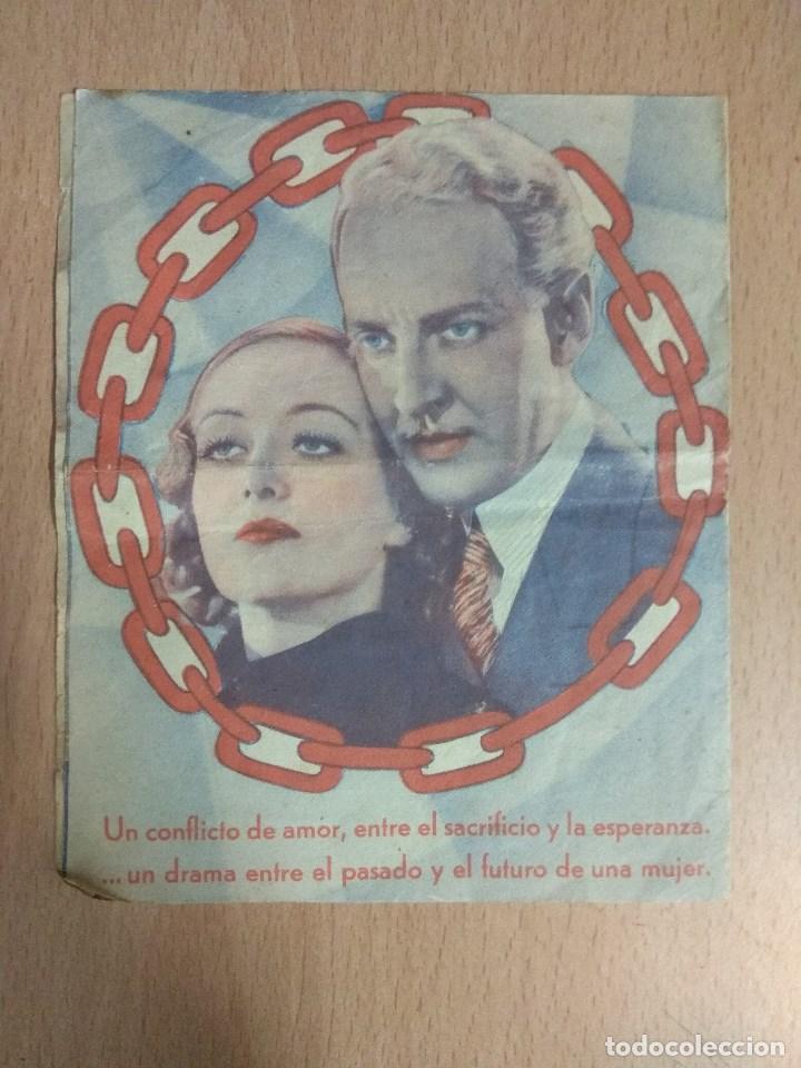 Cine: FOLLETO DE MANO ENCADENADA - Foto 2