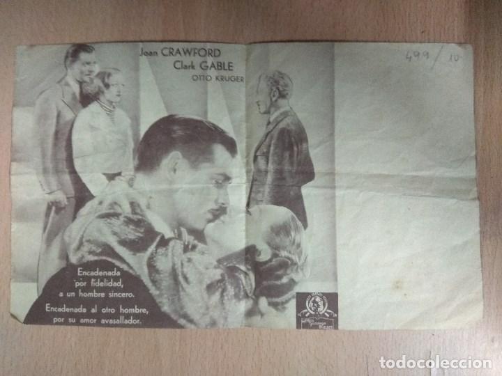 Cine: FOLLETO DE MANO ENCADENADA - Foto 3