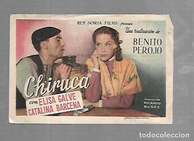 Kino: PROGRAMA DE CINE. S/P. CHIRUCA
