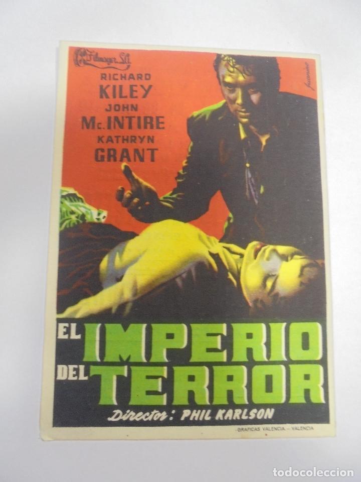  Flyers Publicitaires de films Anciens: PROGRAMA DE CINE. C/P. EL IMPERIO DEL TERROR. CINE VICTORIA.