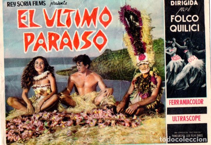 Cine: PROGRAMA DE CINE S/P. EL ULTIMO PARAISO - Foto 1