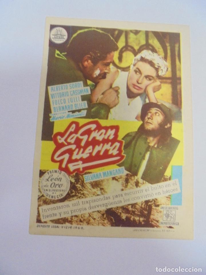 Cine: PROGRAMA DE CINE. C/P. LA GRAN GUERRA. COLISEUM - Foto 1
