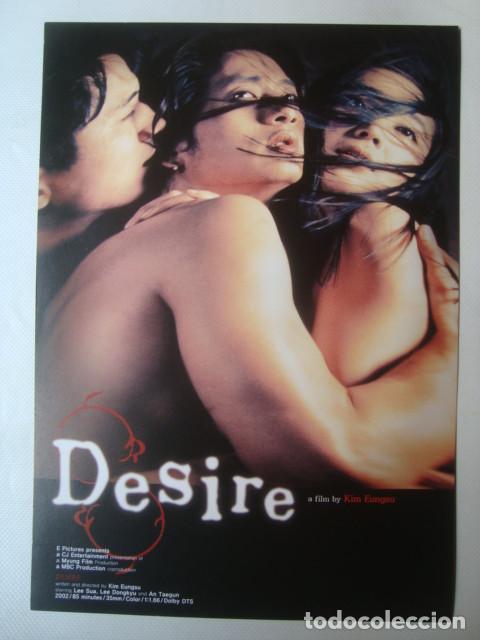 Cine: PRESS BOOK - DESIRE (KIM EUNGSU, 2002). COREA. - Foto 1