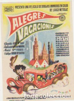 Cine: Alegres Vacaciones. Sencillo de Balet y Blay. &iexcl;IMPECABLE! - Foto 1