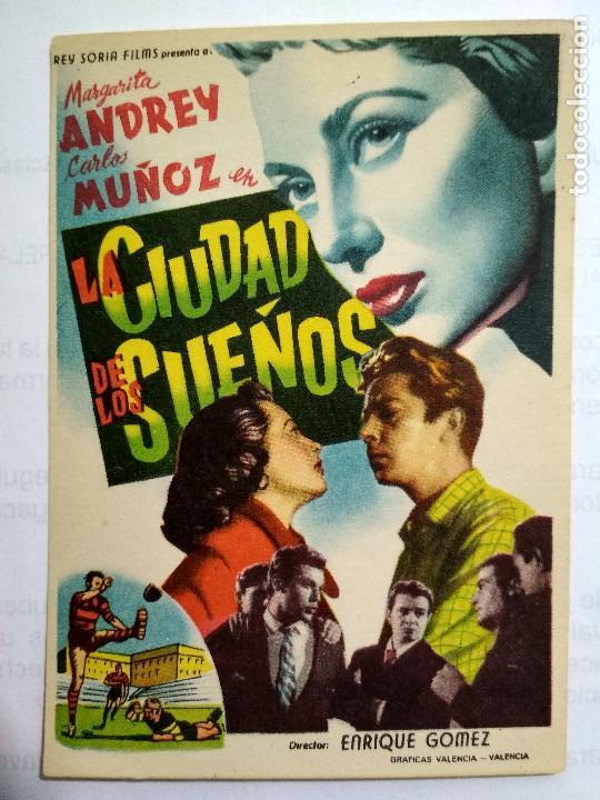  Flyers Publicitaires de films Anciens: FOLLETO DE CINE, LA CIUDAD DE LOS SUE&Ntilde;OS, ORIGINAL, SIN PUBLICIDAD