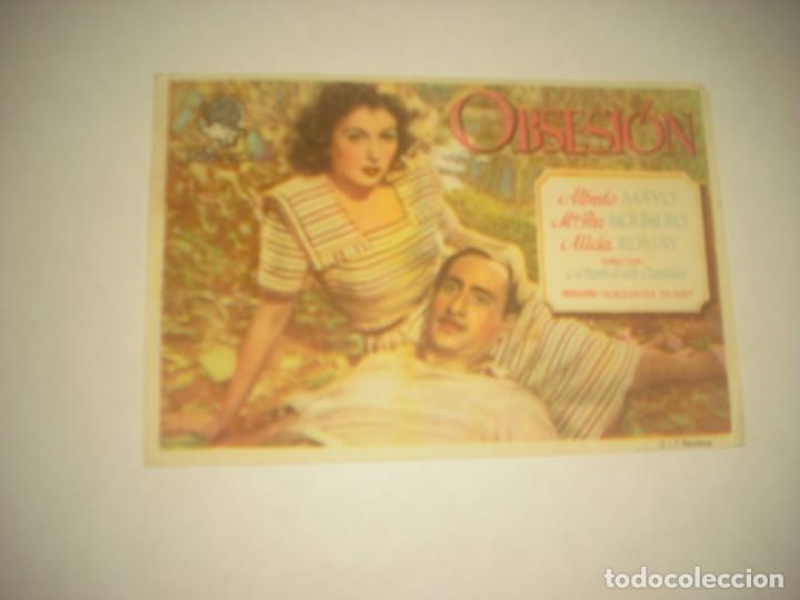 Cine: OBSESION, ALFREDO MAYO , SIN PUBLICIDAD. - Foto 1
