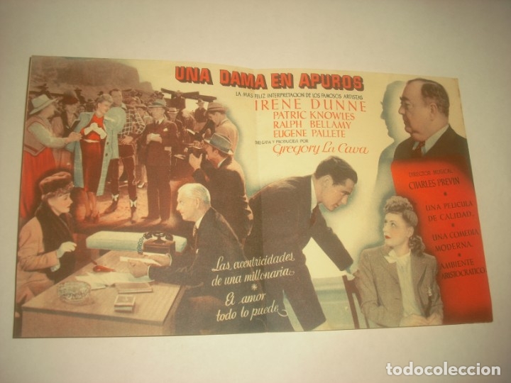 Cine: UNA DAMA EN APUROS, PROGRAMA DOBLE SIN PUBLICIDAD. - Foto 2