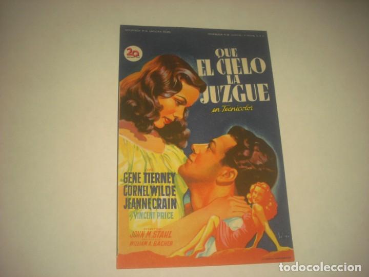 Cine: QUE EL CIELO LA JUZGUE, SIN PUBLICIDAD. - Foto 1