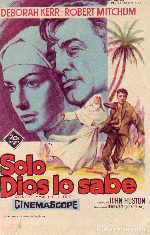  Flyers Publicitaires de films Anciens: SOLO DIOS LO SABE