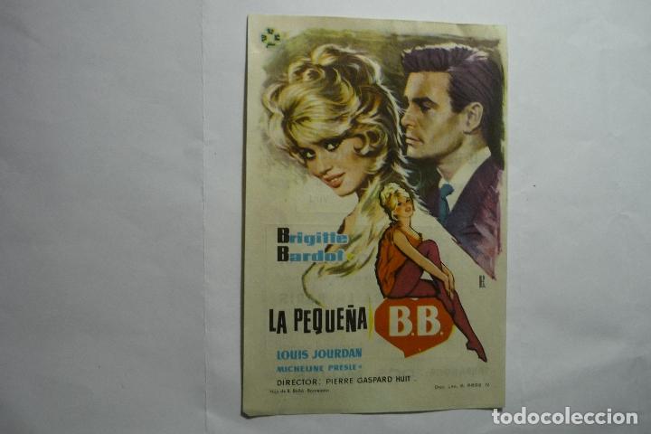  Flyers Publicitaires de films Anciens: programa la peque&ntilde;a bb b.bardot --publicidad bb