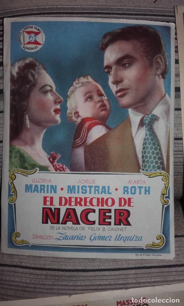 Cine: EL DERECHO DE NACER - Foto 1