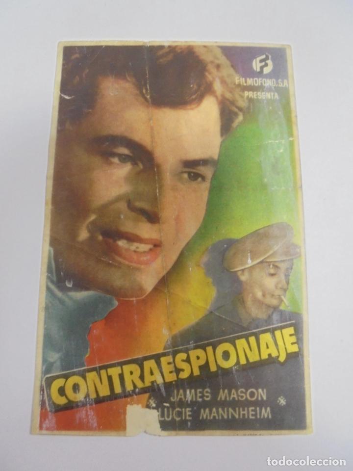 Cine: PROGRAMA DE CINE. C/P. CONTRAESPIONAJE. CINE LIDO - Foto 1