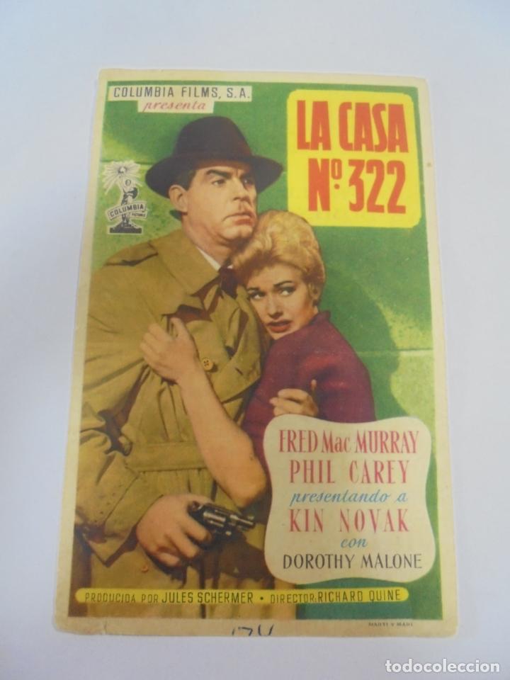 Cine: PROGRAMA DE CINE. C/P. LA CASA N&ordm; 322. CINE AMERICA - Foto 1