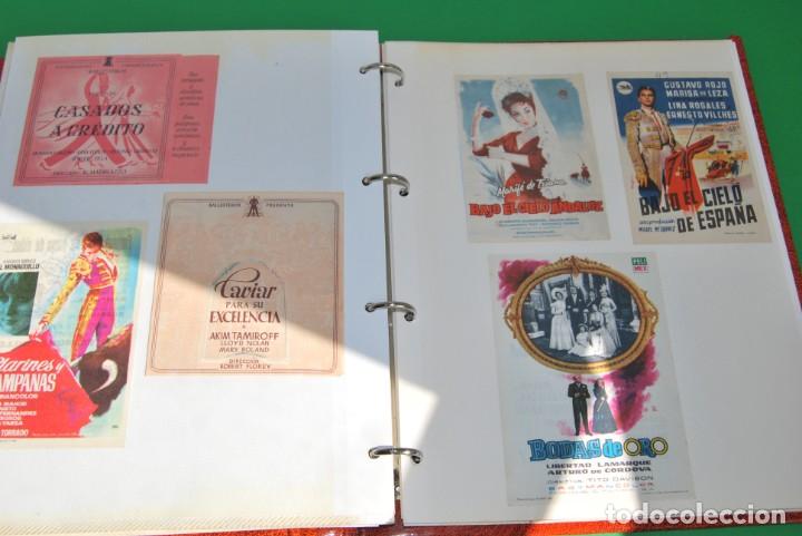 Cine: &Aacute;LBUM CON 159 PROGRAMAS DE CINE - FOLLETO - MANO - Foto 5