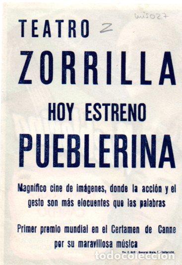 Cine: PROGRAMA DE CINE. PUEBLERINA CON PUBLICIDAD - Foto 2