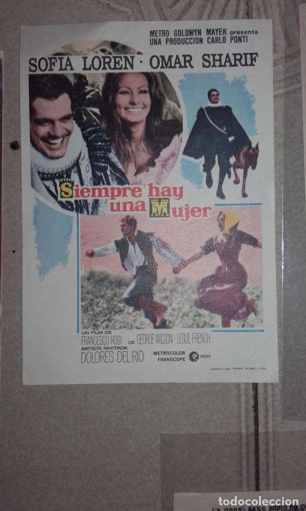 Cine: SIEMPRE HAY UNA MUJER  SOFIA LOREN  OMAR SHARIF - Foto 1