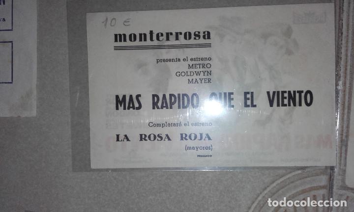 Cine: MAS RAPIDO QUE EL VIENTO  MONTERROSA - Foto 2