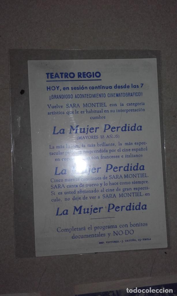 Cine: LA MUJER PERDIDA   TEATRO REGIO - Foto 2