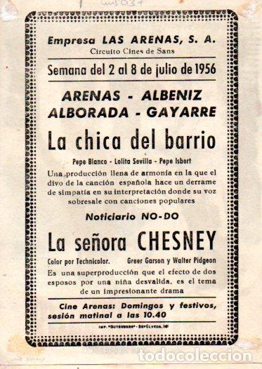 Cine: PROGRAMA DE CINE. LA SE&Ntilde;ORA CHESNEY CON PUBLICIDAD - Foto 2