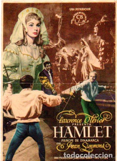 Cine: PROGRAMA DE CINE. HAMLET PRINCIPE DE DINAMARCA CON PUBLICIDAD - Foto 1