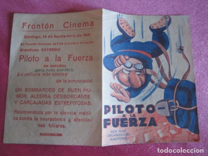 Cine: PILOTO A LA FUERZA  PROGRAMA DE CINE DOBLE - Foto 4