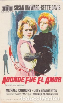 Cine: ADONDE FUE EL AMOR - Foto 1