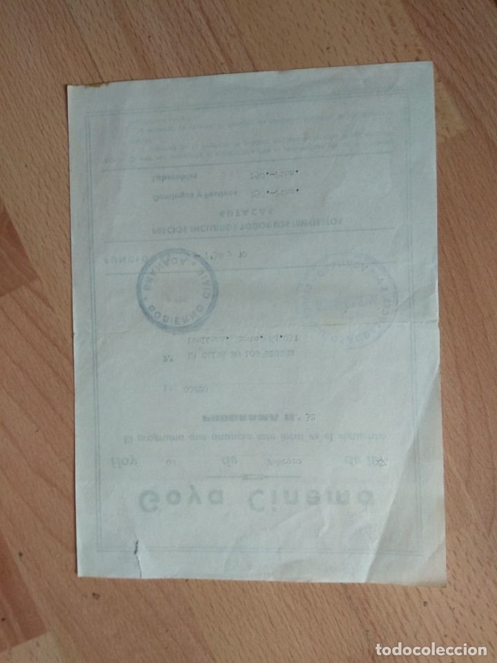 Cine: W-PROGRAMA DEL CINE GOYA --LA CAIDA DE LOS DIOSES - Foto 4