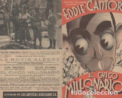 Cine: PROGRAMA DE CINE DOBLE. EL CHICO MILLONARIO CON PUBLICIDAD - Foto 1