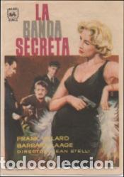 Cine: PROGRAMA DE CINE. LA BANDA SECRETA SIN PUBLICIDAD - Foto 1