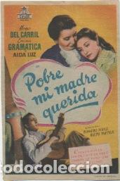 Cine: PROGRAMA DE CINE. POBRE MI MADRE QUERIDA SIN PUBLICIDAD - Foto 1