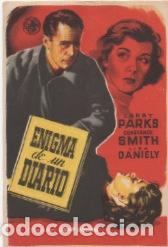 Cine: PROGRAMA DE CINE. ENIGMA DE UN DIARIO SIN PUBLICIDAD - Foto 1