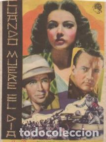 Cine: PROGRAMA DE CINE. CUANDO MUERE EL DIA SIN PUBLICIDAD - Foto 1