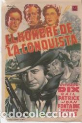 Cine: PROGRAMA DE CINE. EL HOMBRE DE LA CONQUISTA SIN PUBLICIDAD - Foto 1