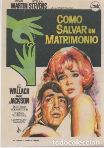 Cine: PROGRAMA DE CINE. COMO SALVAR MI MATRIMONIO SIN PUBLICIDAD - Foto 1