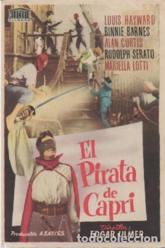 Cine: PROGRAMA DE CINE. EL PIRATA DE CAPRI SIN PUBLICIDAD - Foto 1