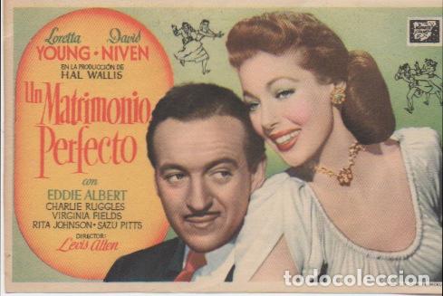 Cine: PROGRAMA DE CINE. UN MATRIMONIO PERFECTO SIN PUBLICIDAD - Foto 1