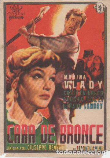 Cine: PROGRAMA DE CINE. CARA DE BRONCE SIN PUBLICIDAD - Foto 1