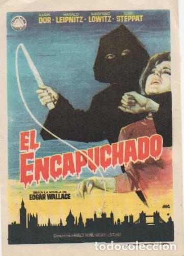 Cine: PROGRAMA DE CINE. EL ENCAPUCHADO SIN PUBLICIDAD - Foto 1
