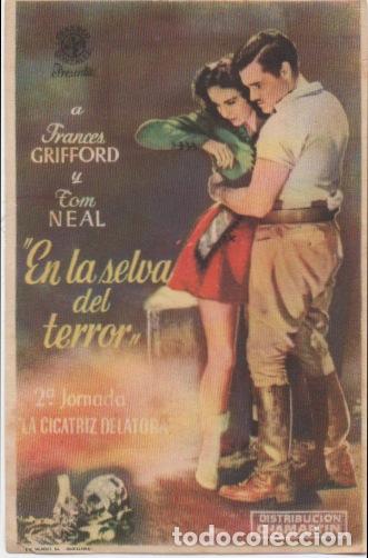 Cine: PROGRAMA DE CINE. EN LA SELVA DEL TERROR SIN PUBLICIDAD - Foto 1