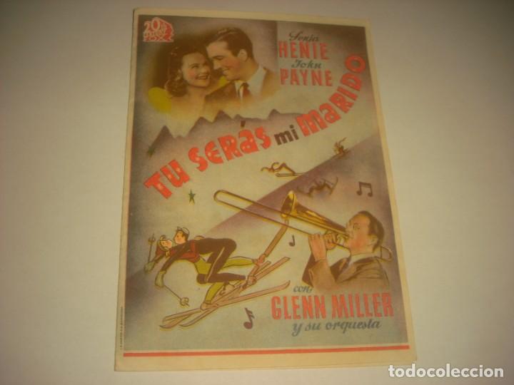 Cine: TU SERAS MI MARIDO, PROGRAMA DOBLE SIN PUBLICIDAD - Foto 1